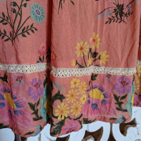 Spell posy side tie skirt M - Picture 4 of 7